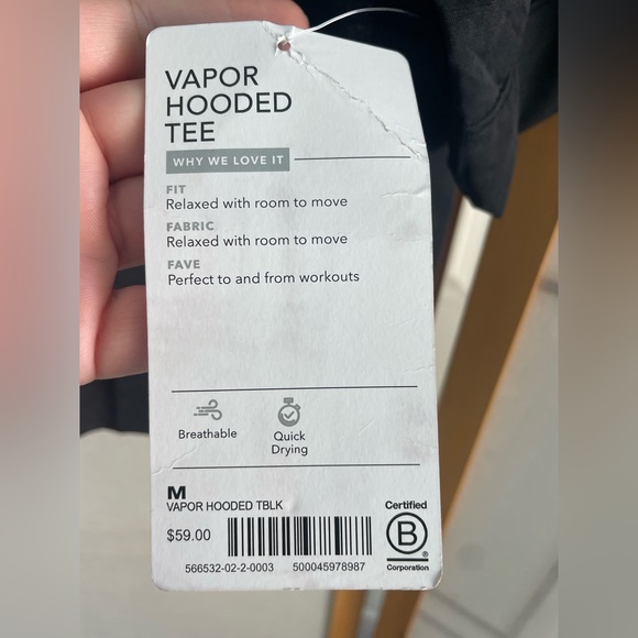 Athleta Vapor Hooded Tee - Picture 2 of 6